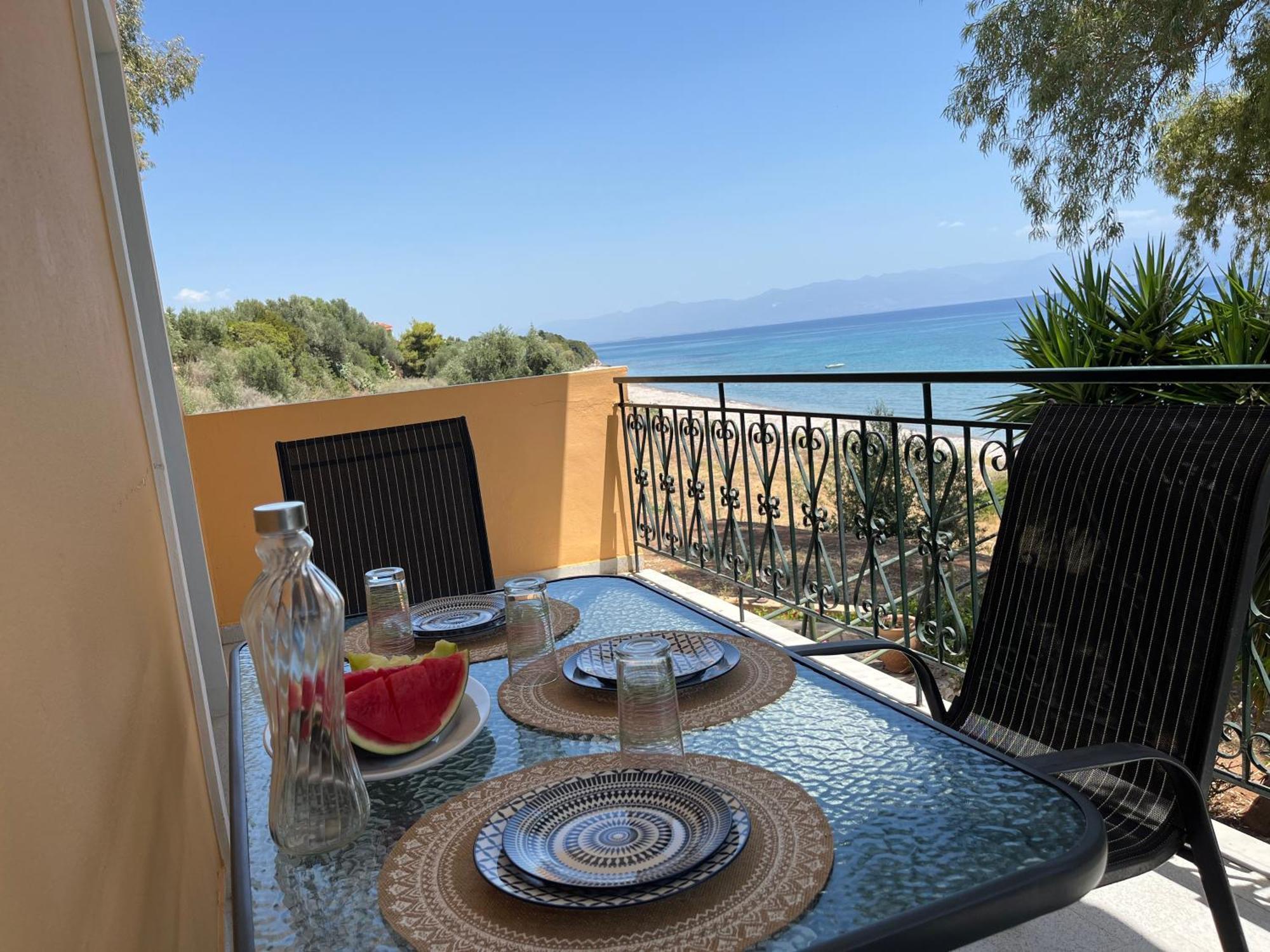 9 Muses Villas Chrani Exterior foto